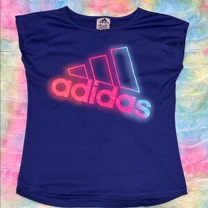 Girls Adidas Cap Sleeve Tee